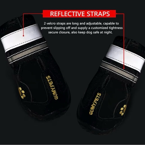 Blue All-Terrain Paw Protection Dog Boots - Size 3 - Picture 9 of 11